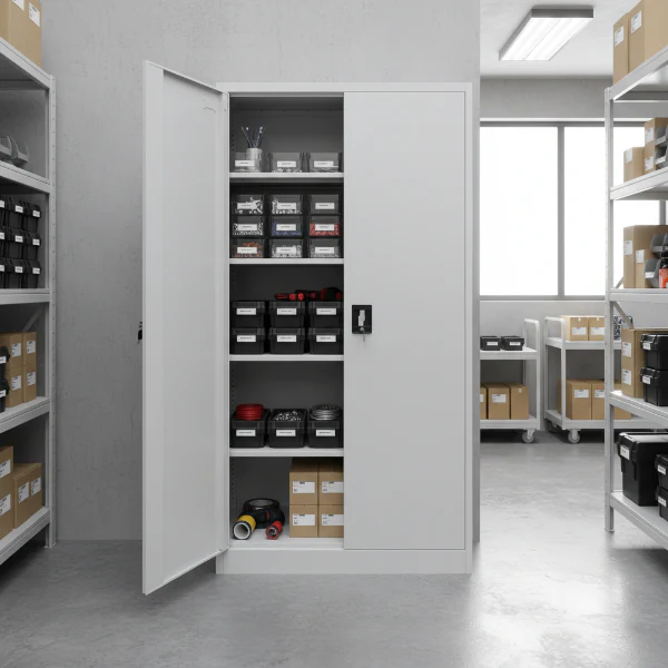 3er Set Stahlschrank XL 1950 x 900 x 450 cm - Image 11