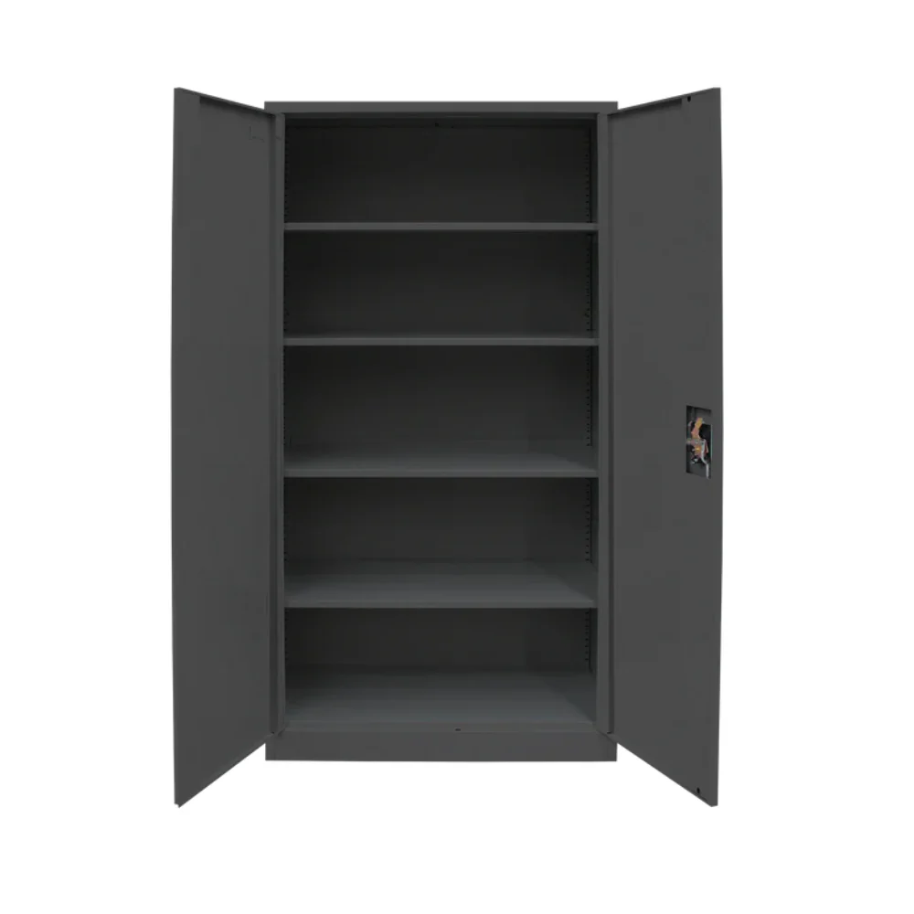3er Set Stahlschrank XL Anthrazit 1950 x 900 x 450 cm - Image 4