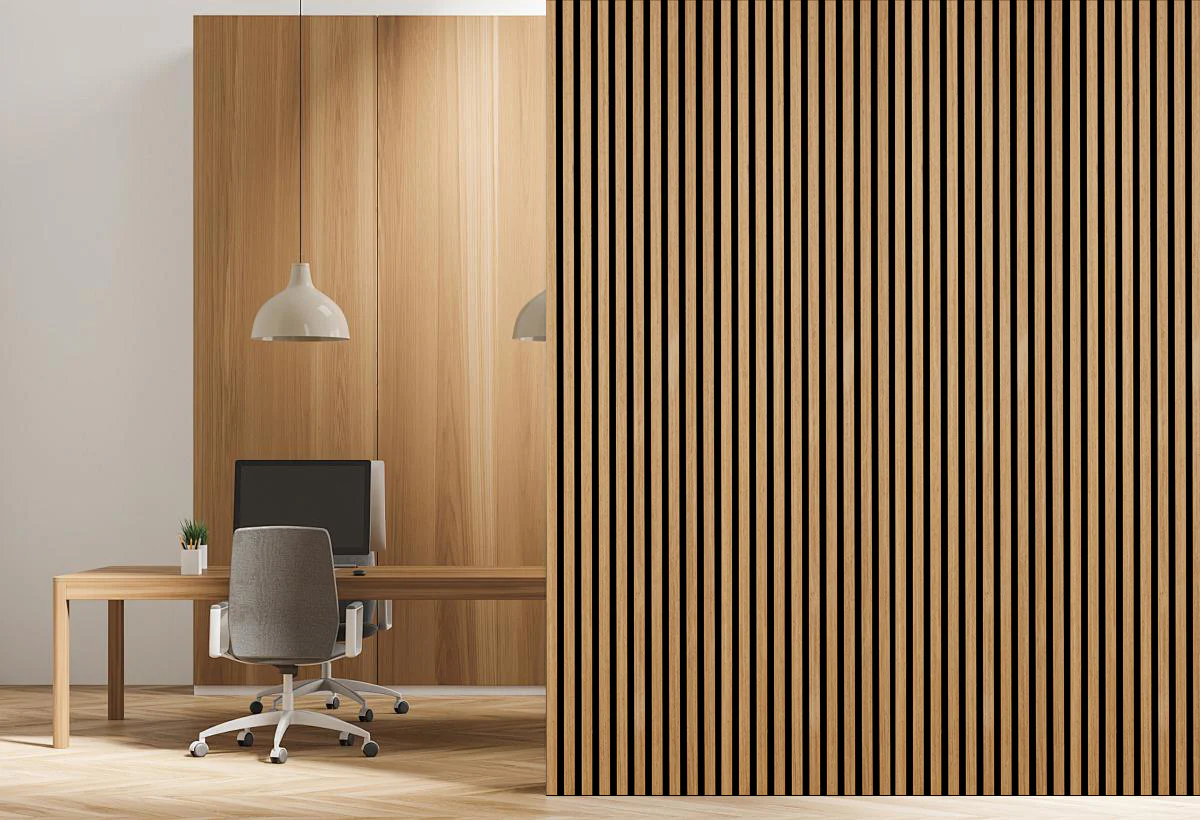 Akustikpaneel Premium Eiche – Filz Schwarz 244 × 60 cm - Image 7