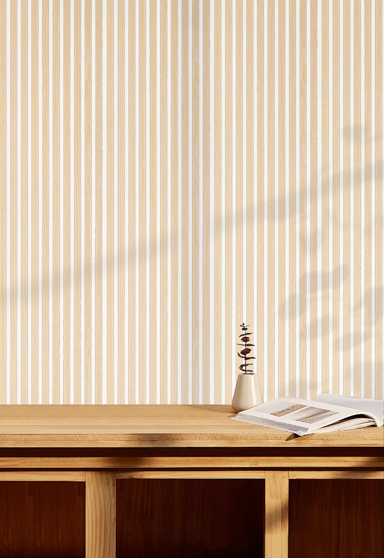 Akustikpaneel Premium Kiefer – Filz Beige 244 × 60 cm - Image 4