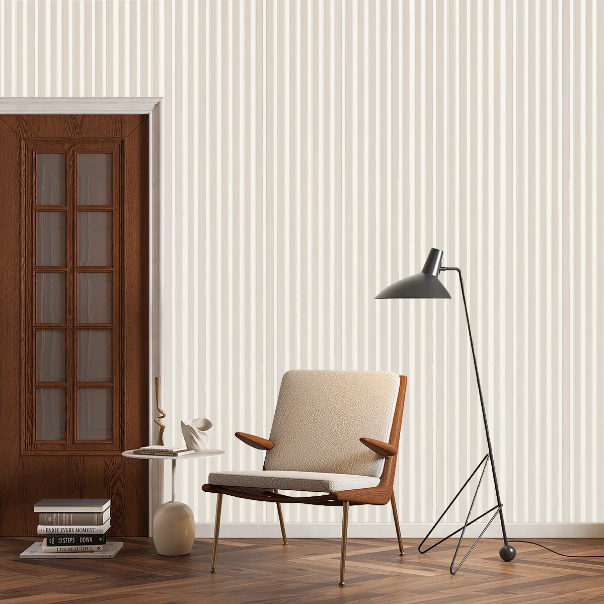 Akustikpaneel Premium Kiesel – Filz Beige 244 × 60 cm - Image 6