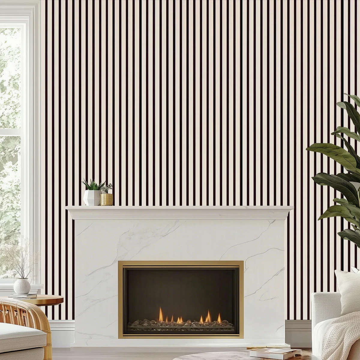 Akustikpaneel Premium Kiesel – Filz Schwarz 244 × 60 cm - Image 4