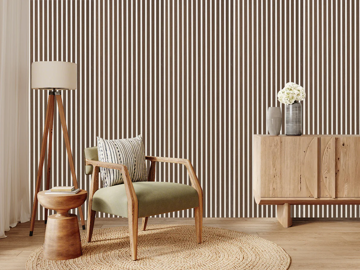 Akustikpaneel Premium Walnuss – Filz Beige 244 × 60 cm - Image 5