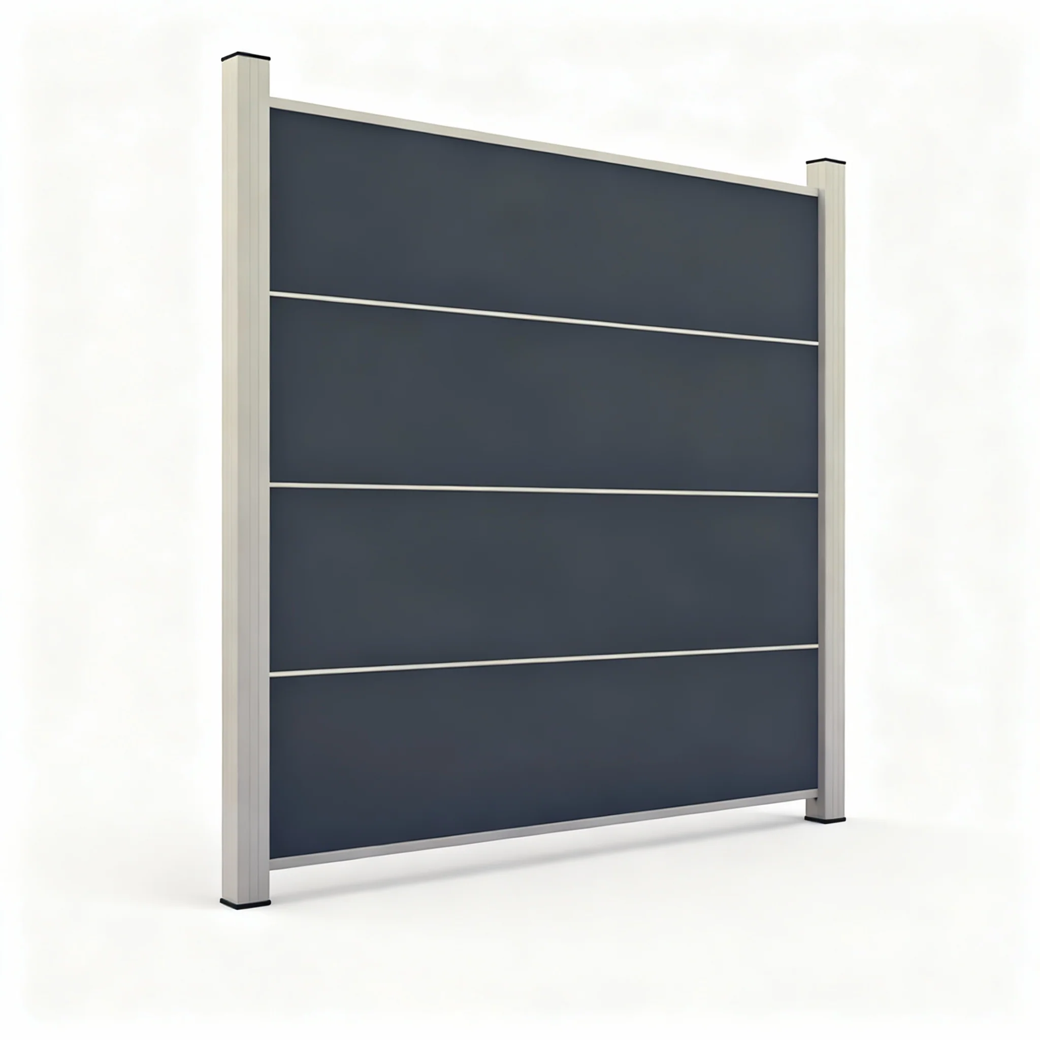 Aluminium Sichtschutzzaun Paneel Anthrazit 1800 × 446mm