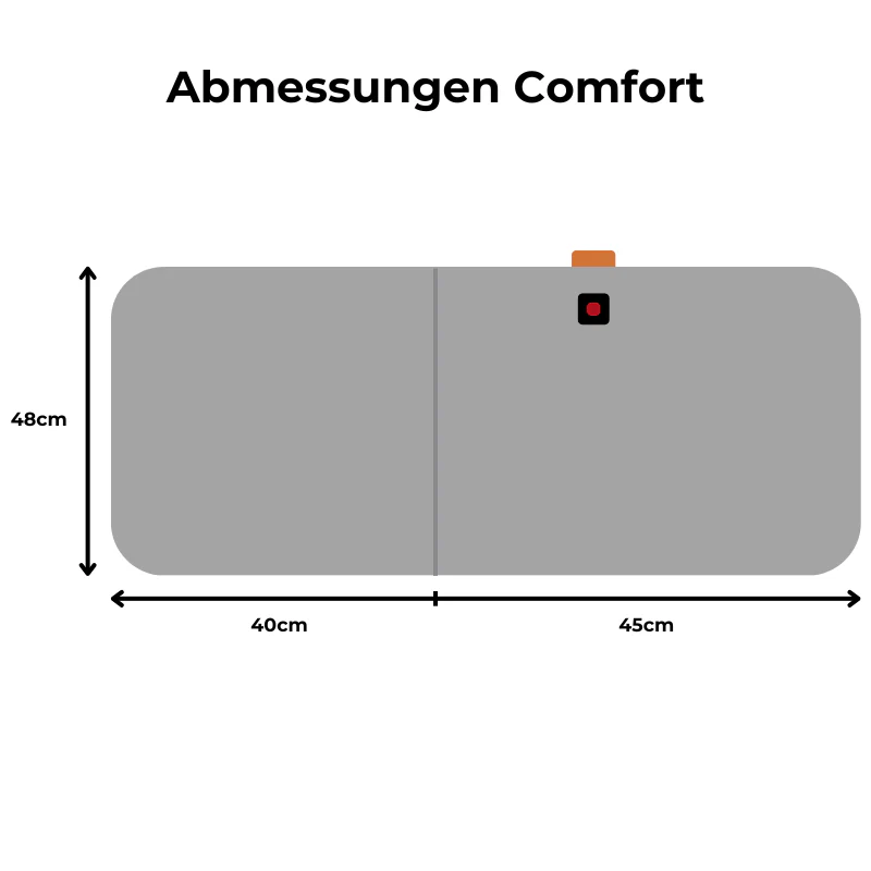 Beheizbare Sitzauflage Comfort Grau - Image 4