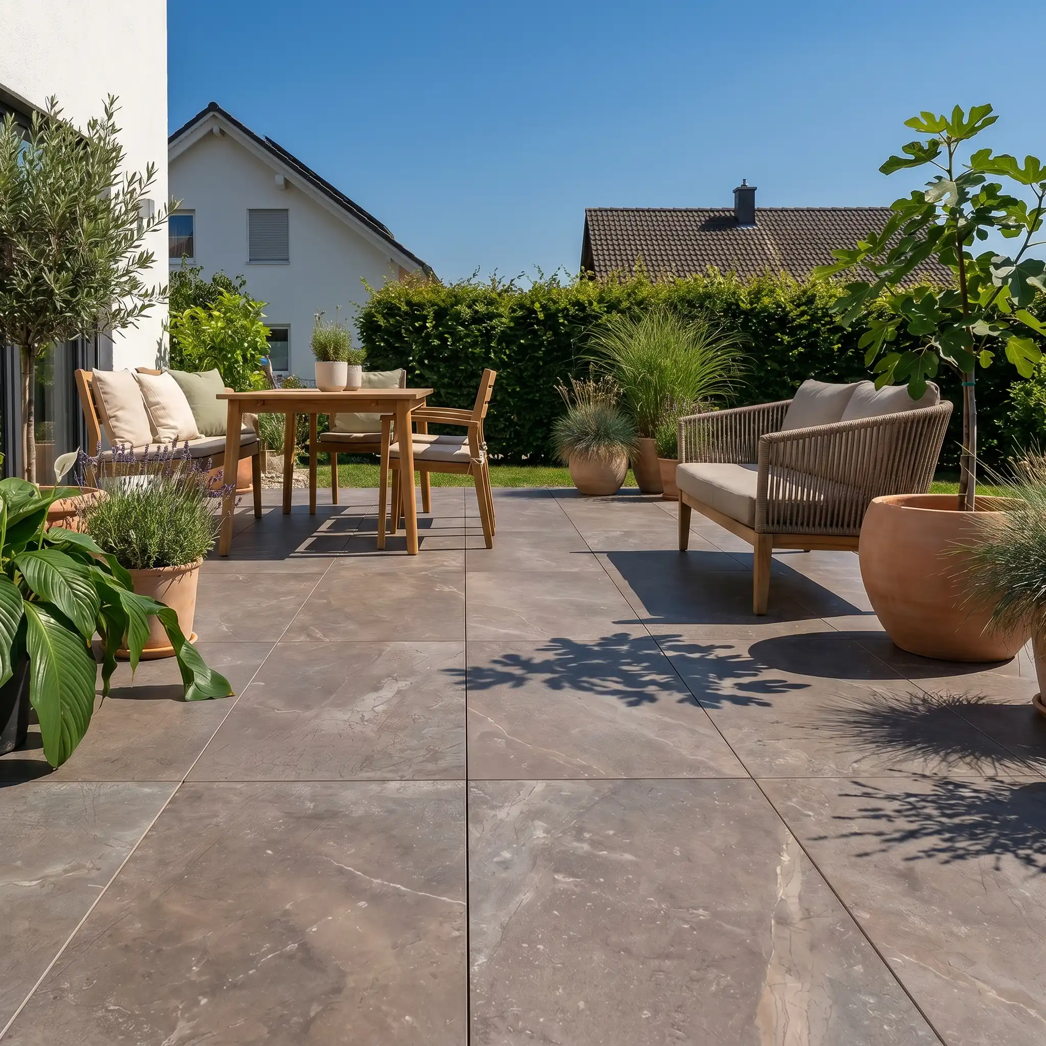 Komplettpaket Terrassenplatte Achat 60x60x2cm - Image 7