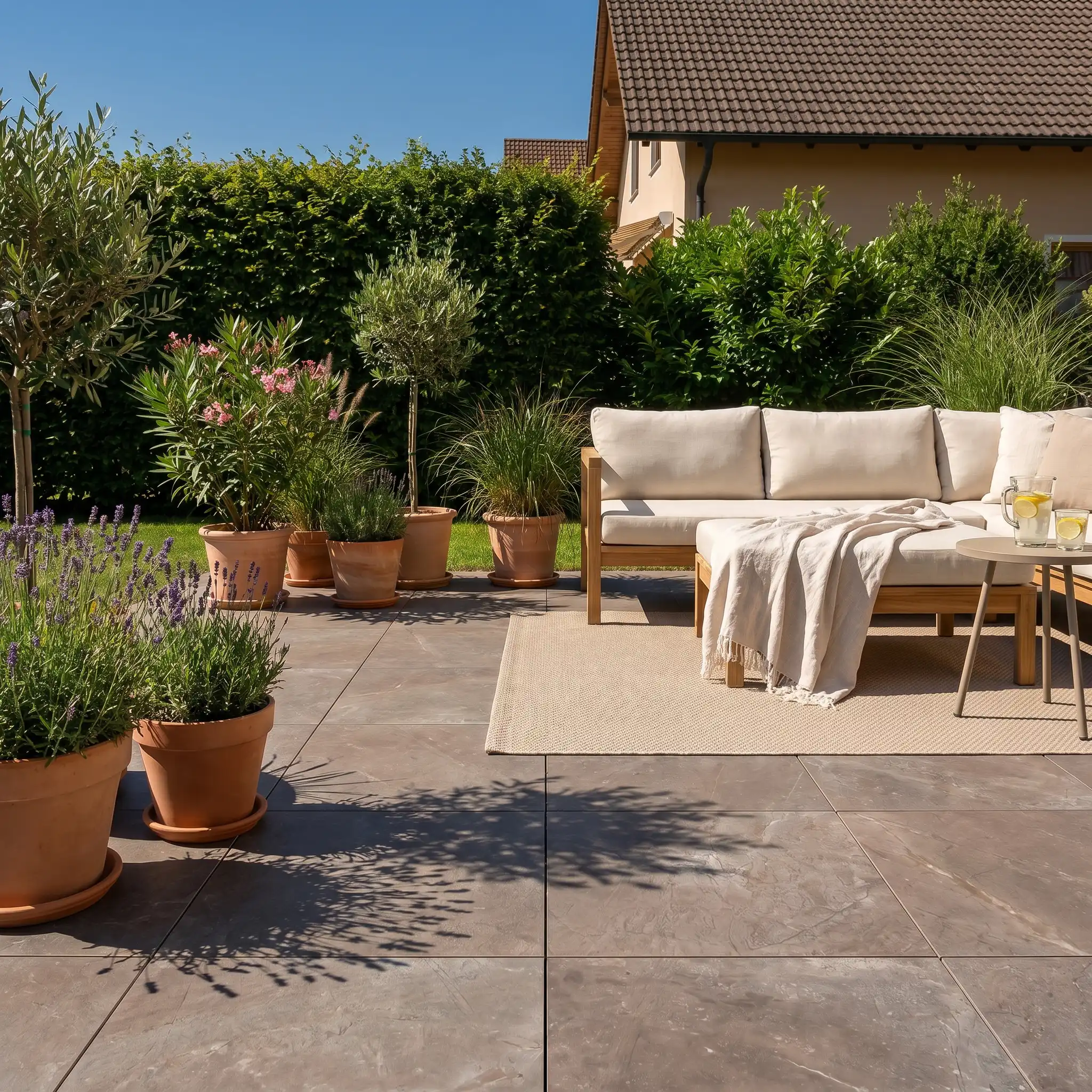 Komplettpaket Terrassenplatte Achat 60x60x2cm - Image 9