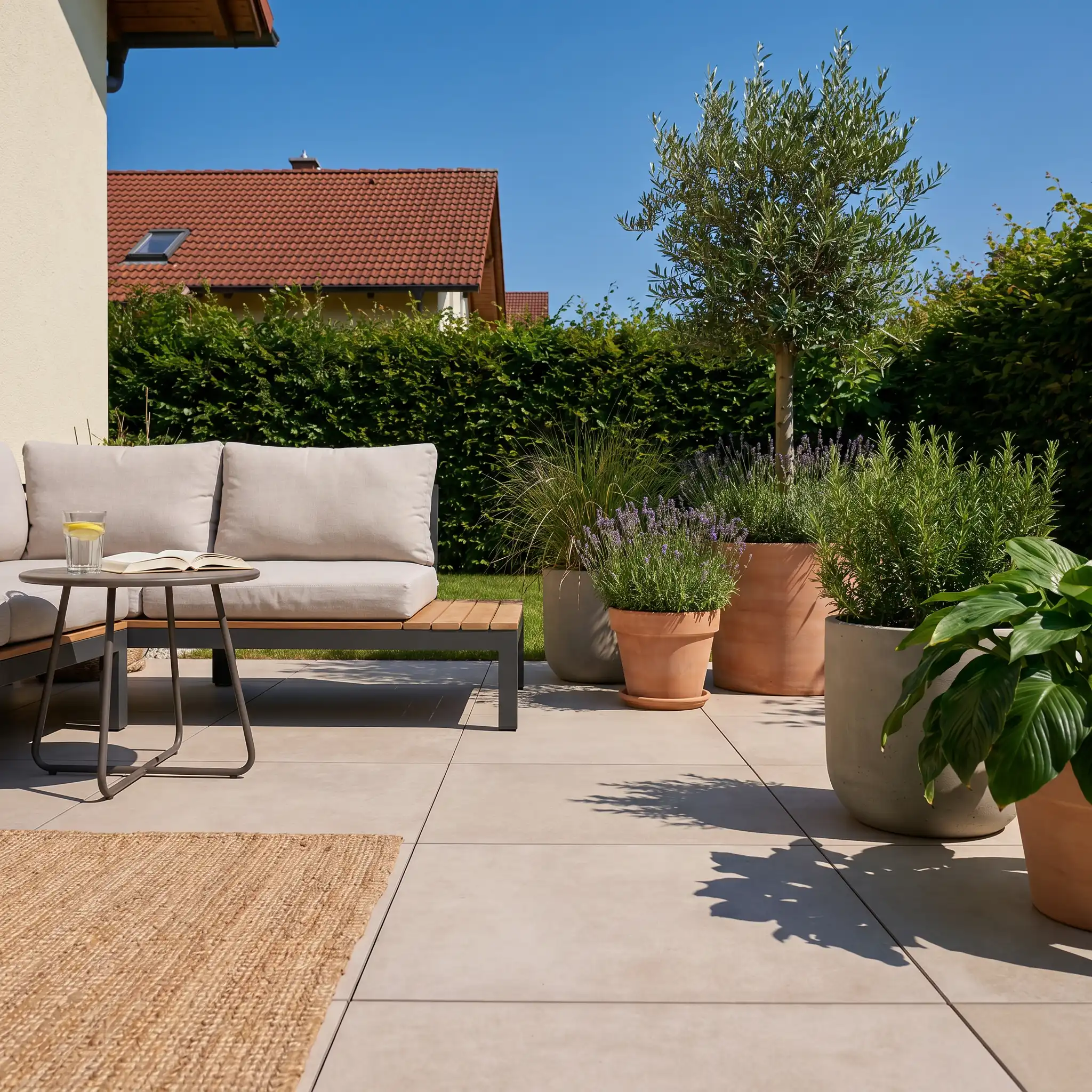 Komplettpaket Terrassenplatte Natural 60x60x2cm - Image 9