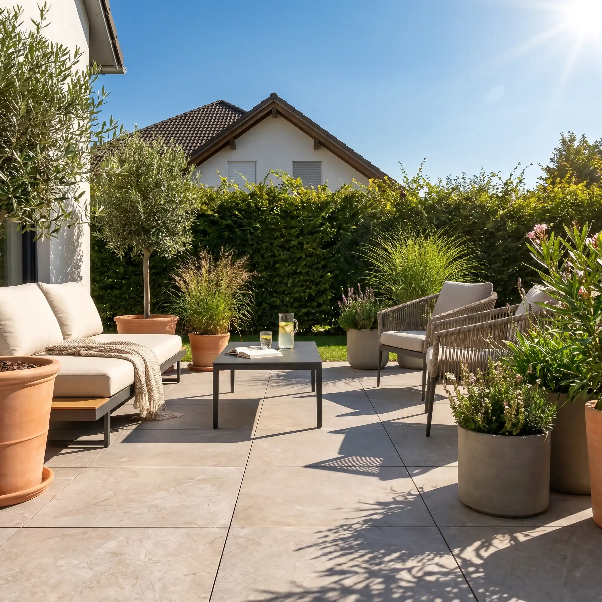 Komplettpaket Terrassenplatte Quarz 60x60x2cm - Image 11