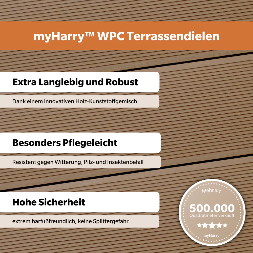WPC-Komplettset Bangkirai ECO Massivdiele - Image 3