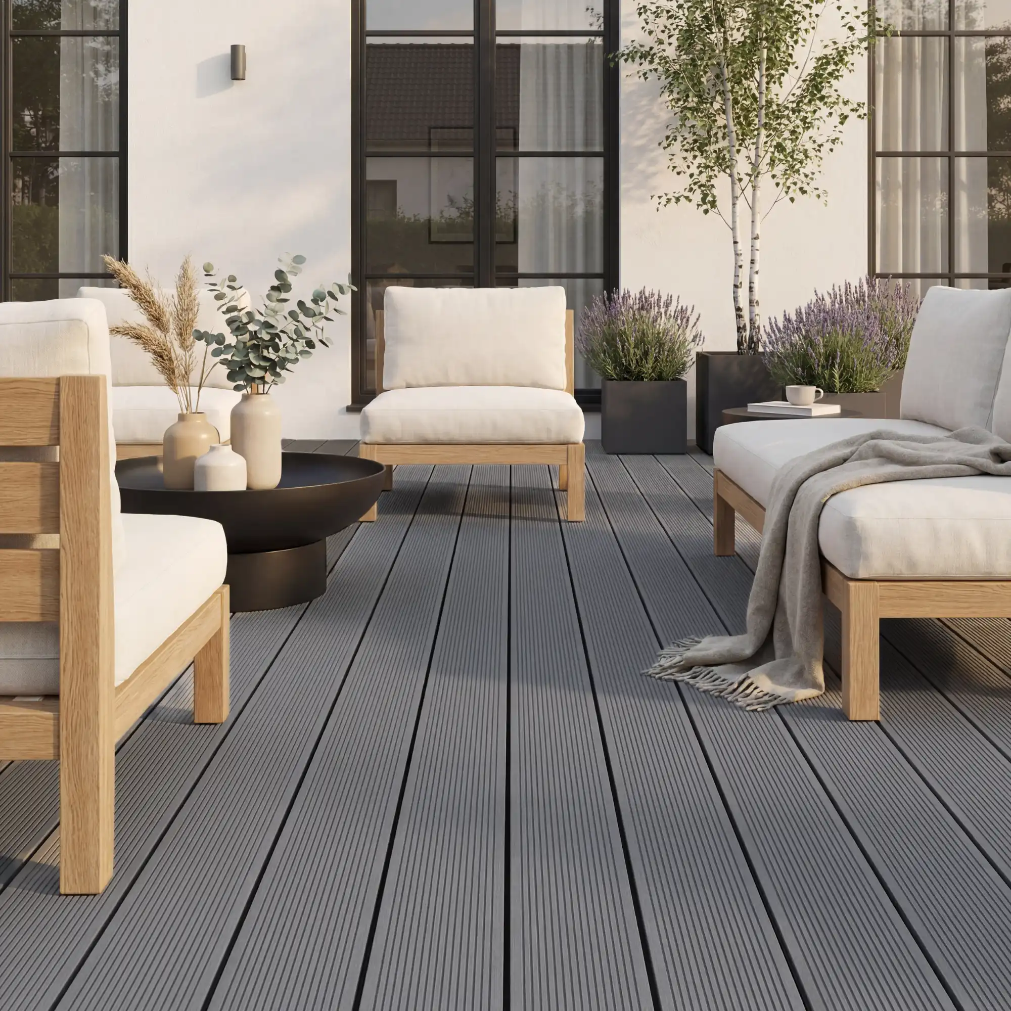 WPC-Komplettset Granit ECO Massivdiele - Image 7