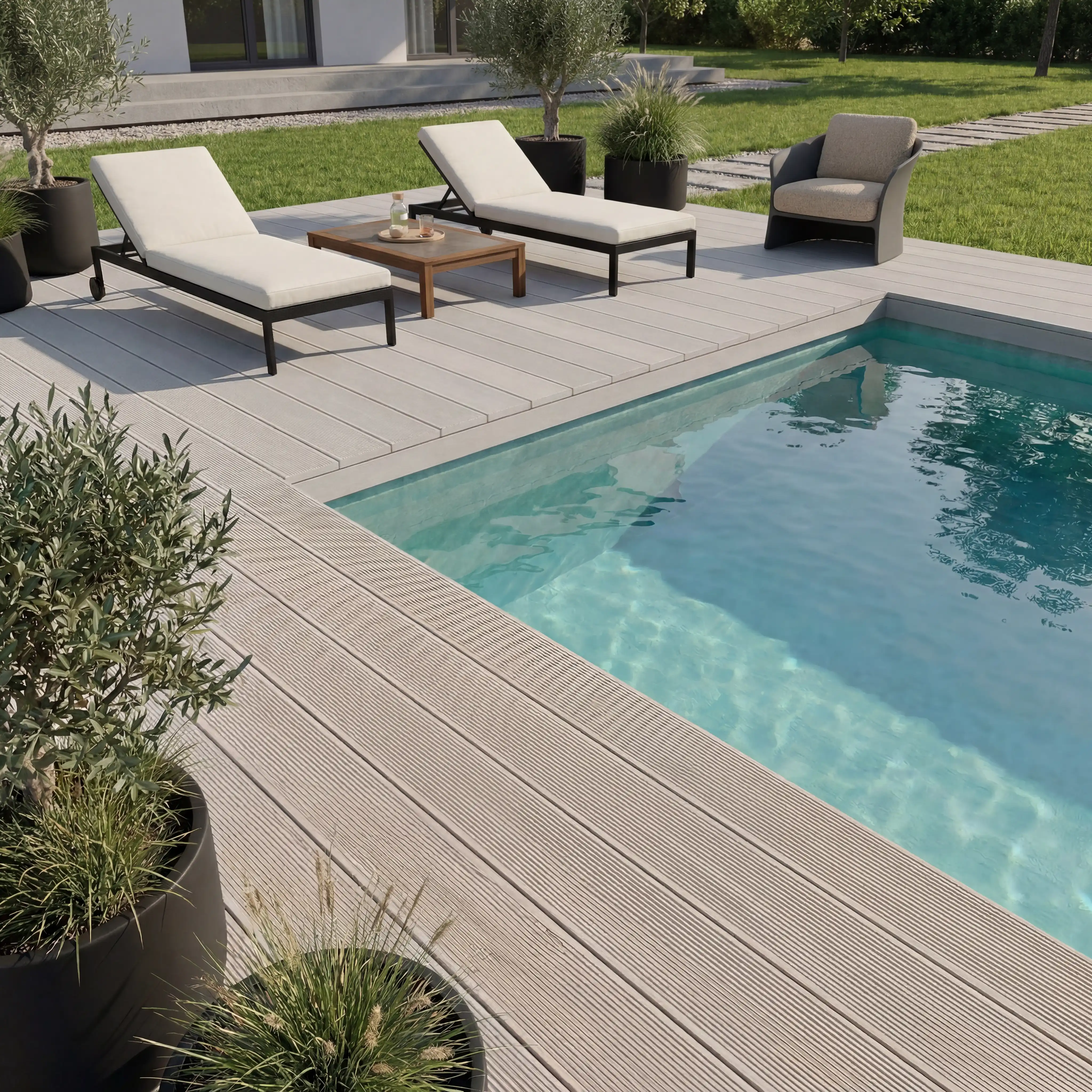 WPC-Komplettset Sand ECO Massivdiele - Image 10