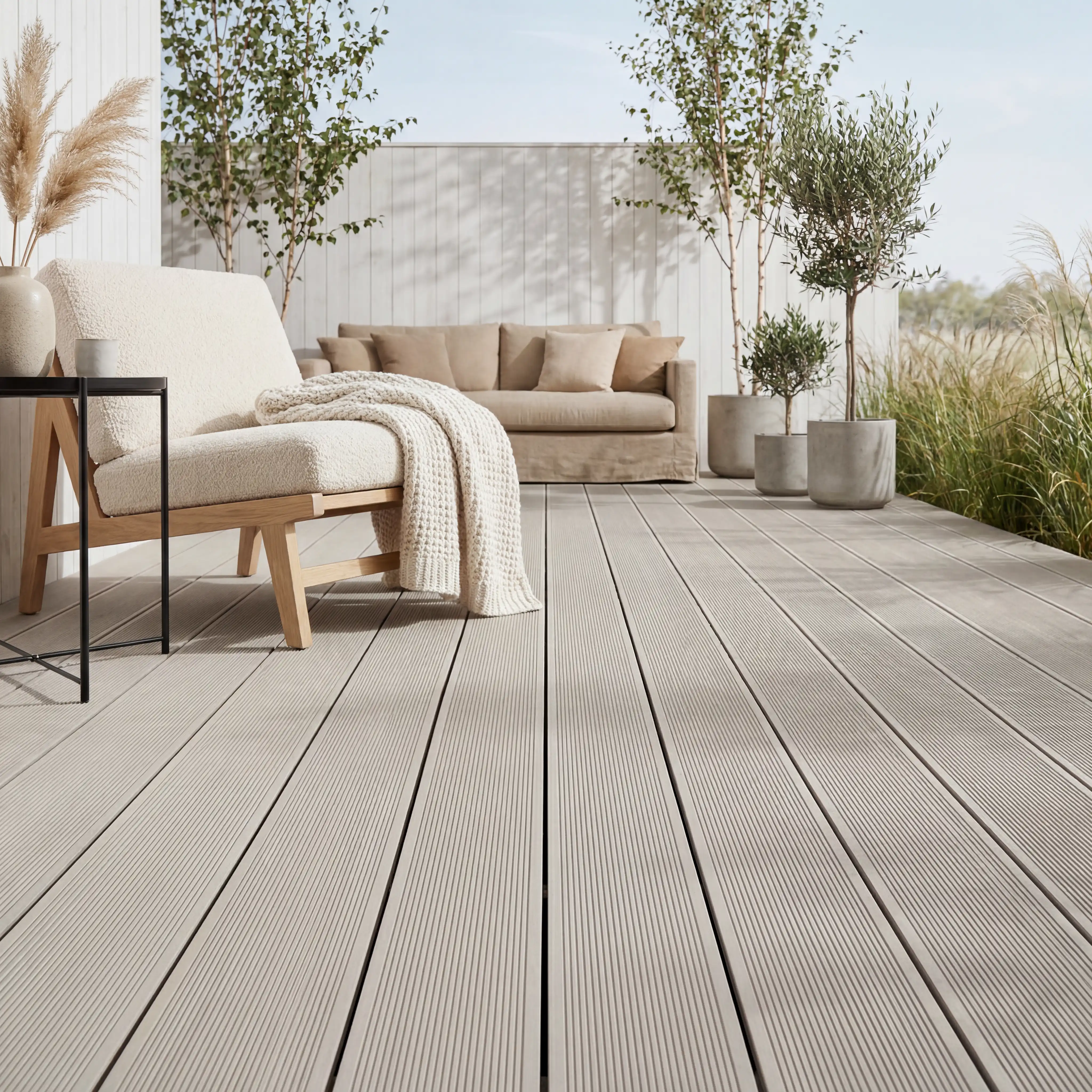 WPC-Komplettset Sand ECO Massivdiele - Image 7