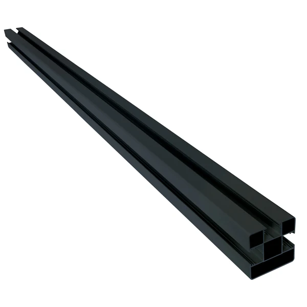 ModuLine Alu-Pfosten Anthrazit 80 x 80 inkl. Kappe und Abdeckprofil - Image 3