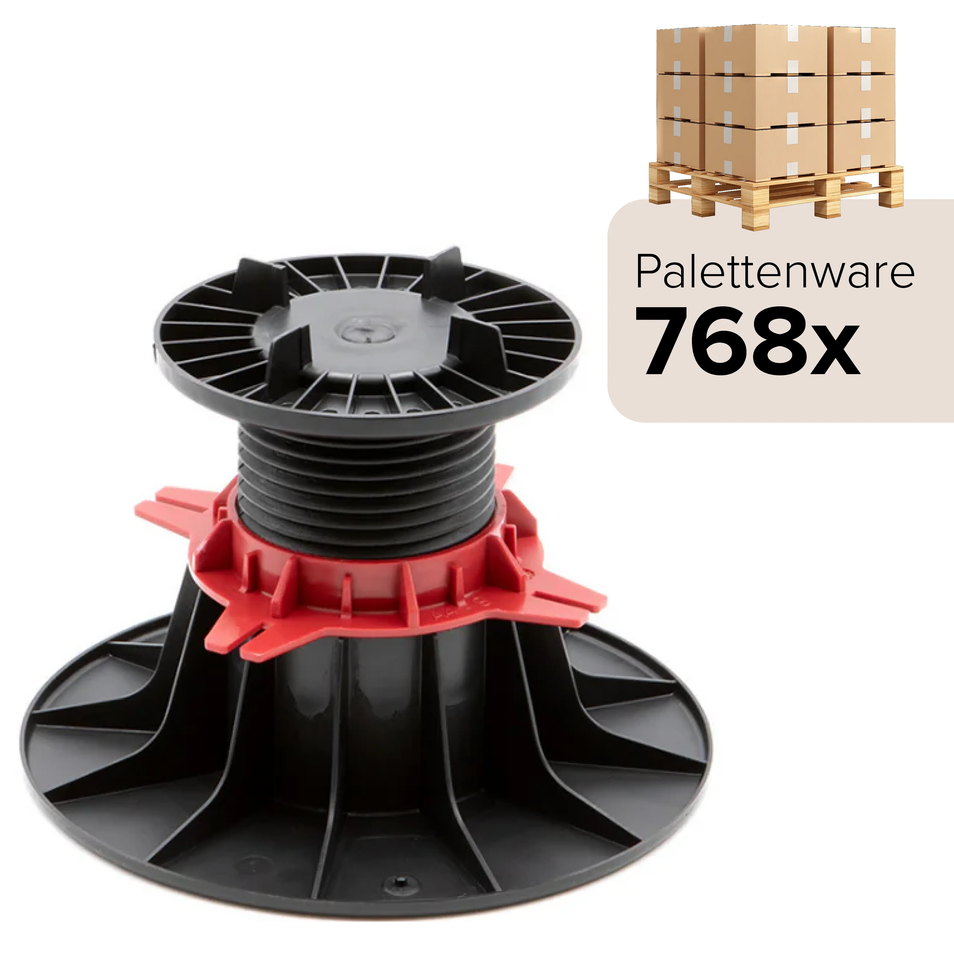 Palettenware Stelzlager 90-150mm für Terrassenplatten