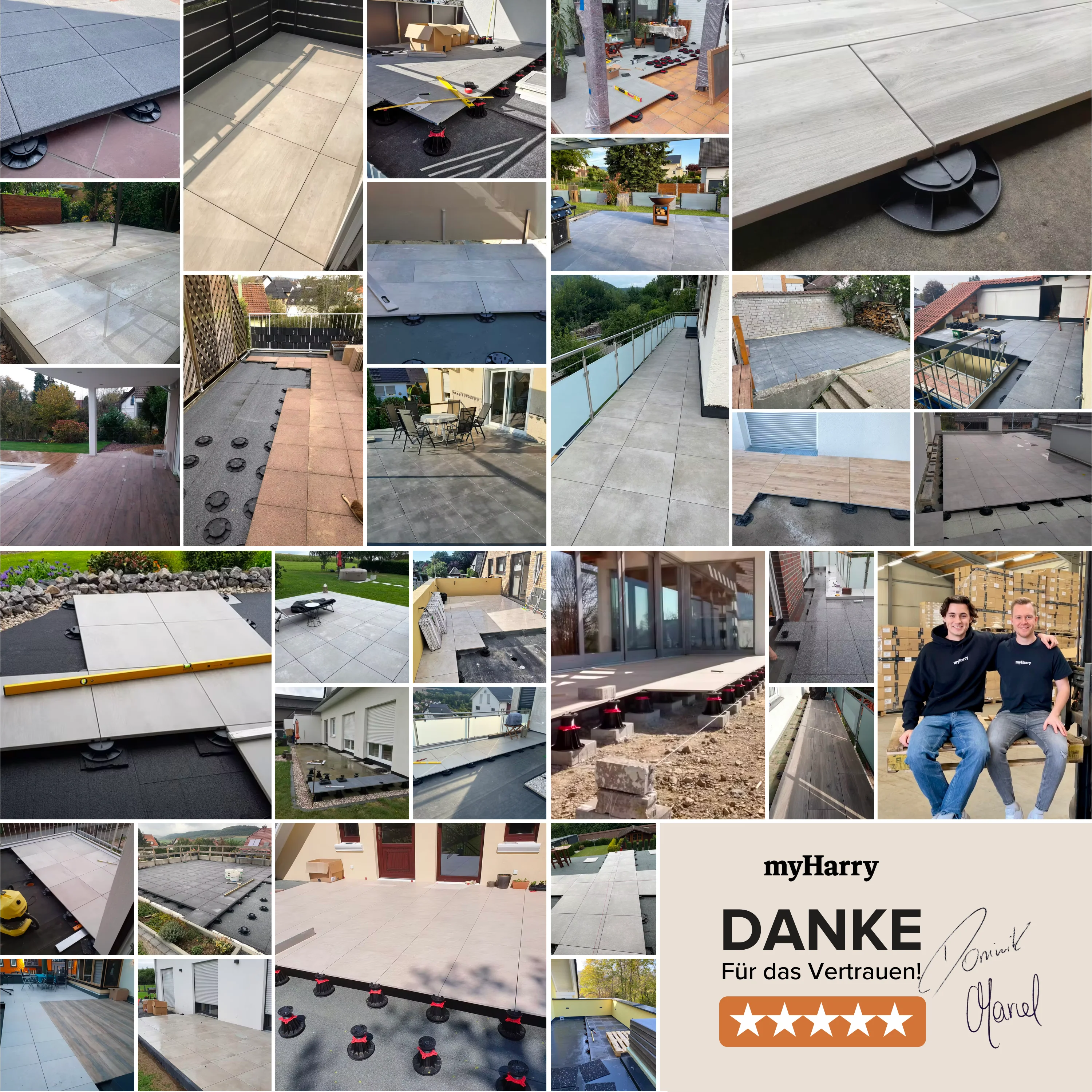 Randabschluss-Platte für Stelzlager & Terrassenplatten YEED - Image 5