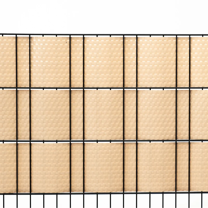 Rattan Sichtschutzstreifen Beige RD18 255cm - Image 2