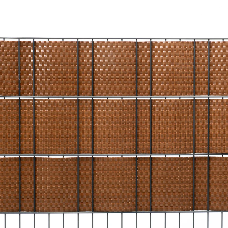 Rattan Sichtschutzstreifen Coffee RD13 255cm - Image 2
