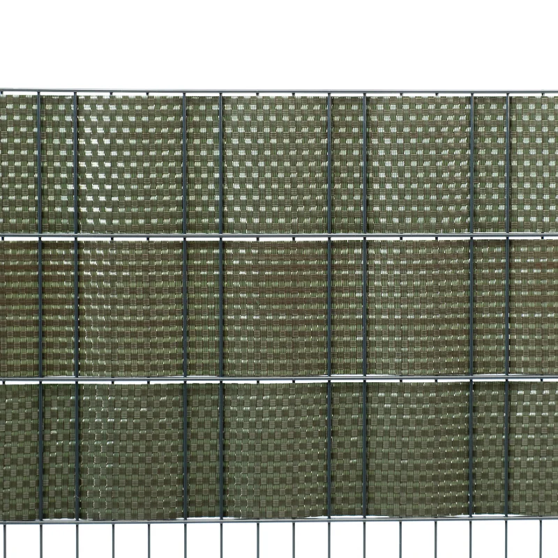Rattan Sichtschutzstreifen Grün RD12 255cm - Image 2