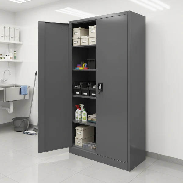 Stahlschrank XL Anhrazit 1950 x 900 x 450 cm - Image 7