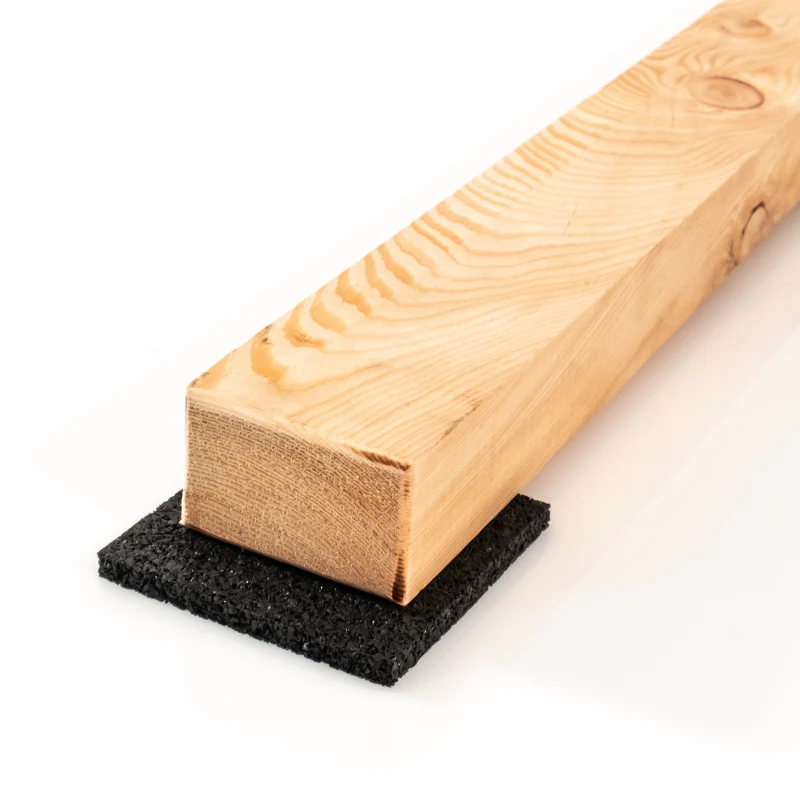 Terrassenpads aus Gummigranulat | Granulatpads 100x50x6mm
