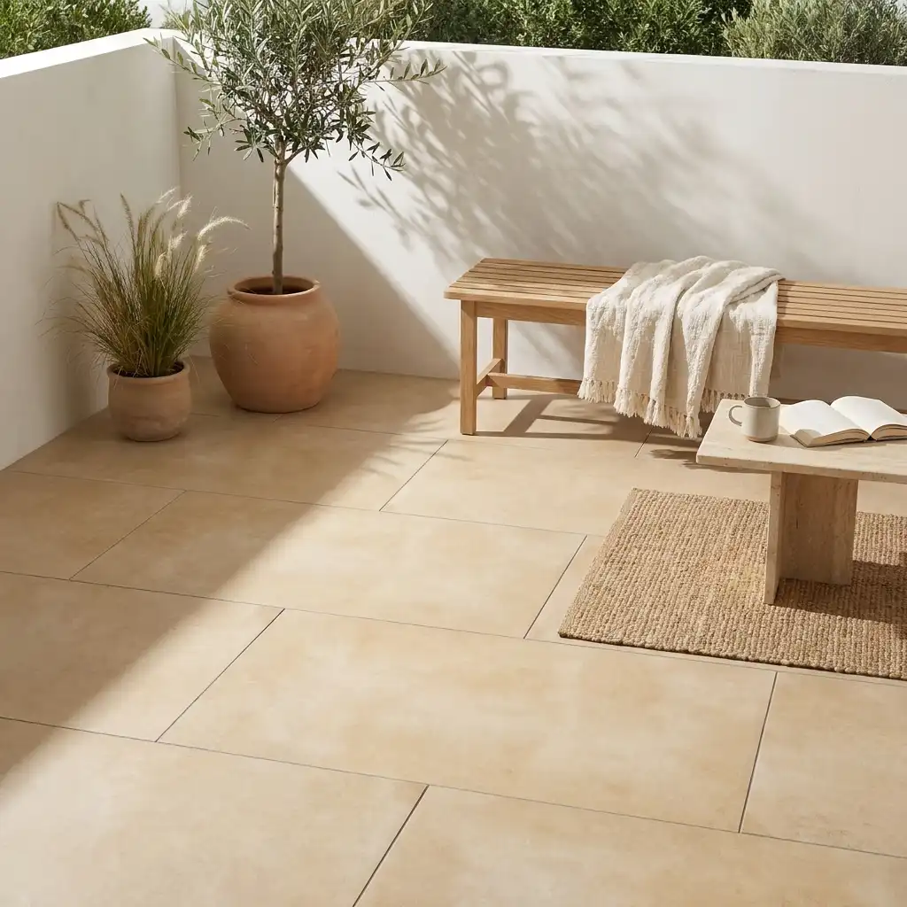 Terrassenplatte Grande Cream 120x60x2cm - Image 6
