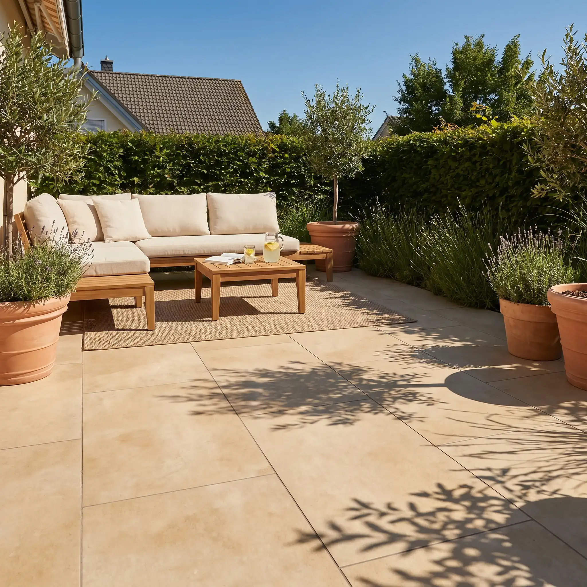 Terrassenplatte Grande Cream 120x60x2cm - Image 7