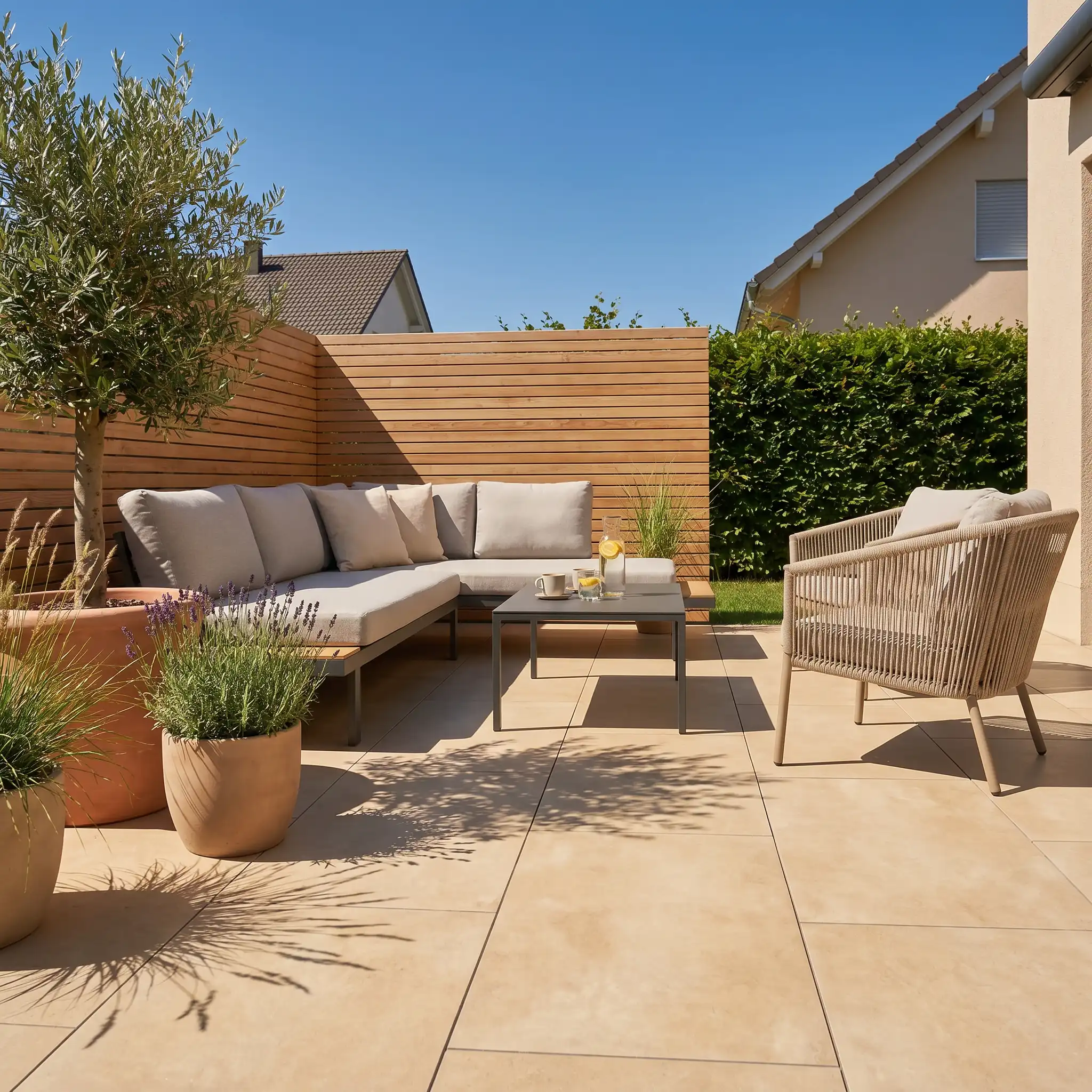 Terrassenplatte Grande Cream 120x60x2cm - Image 8