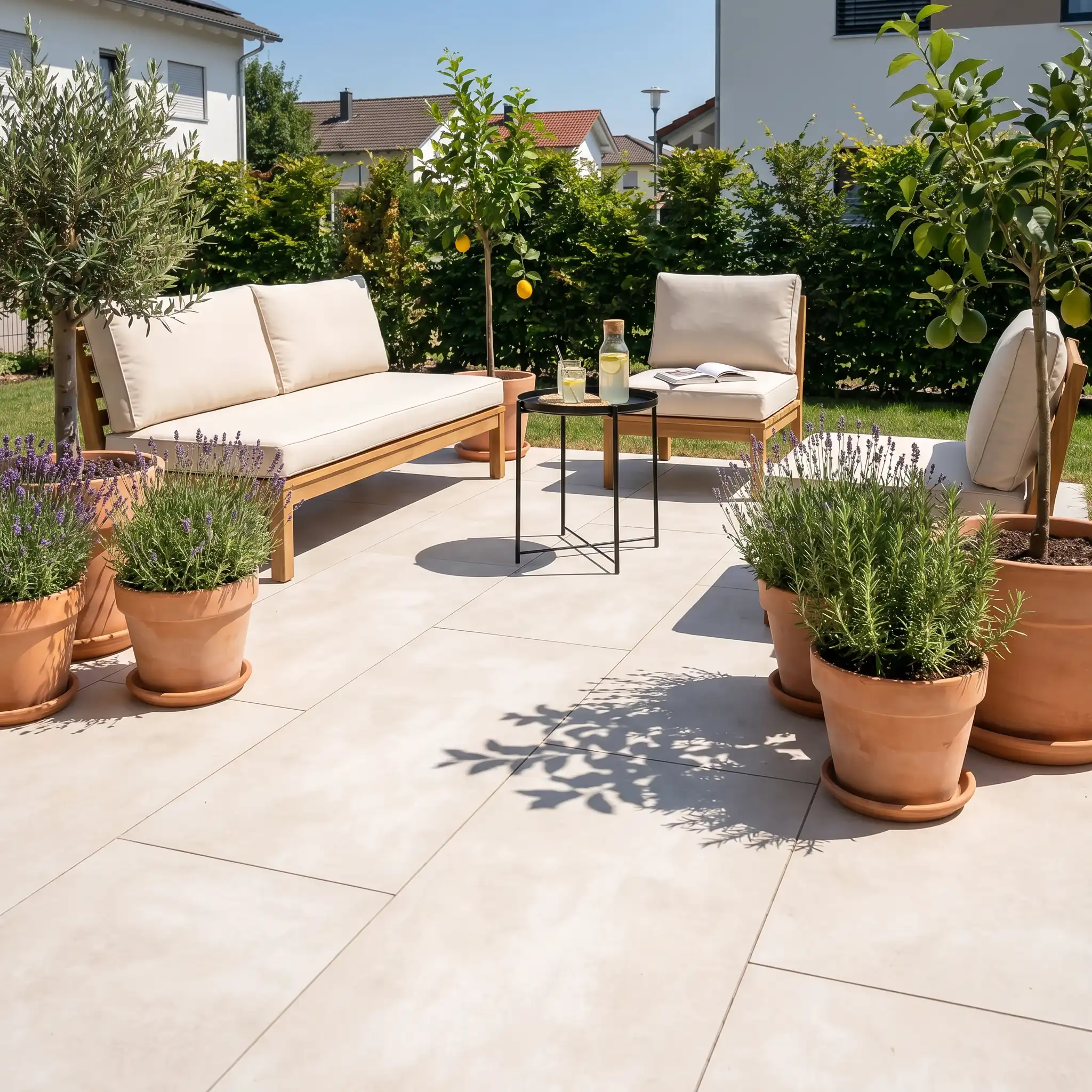 Komplettpaket Terrassenplatte Grande Light 120x60x2cm - Image 13