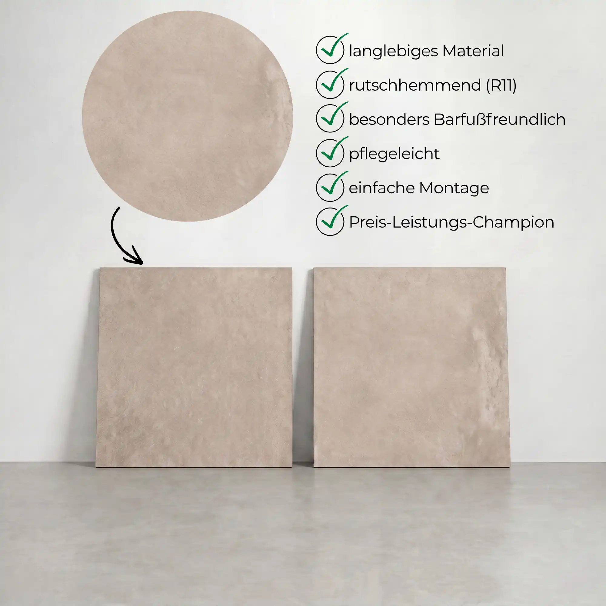 Extra Starke Terrassenplatte Light – 60×60×3 cm | Befahrbar & Hochbelastbar - Image 4