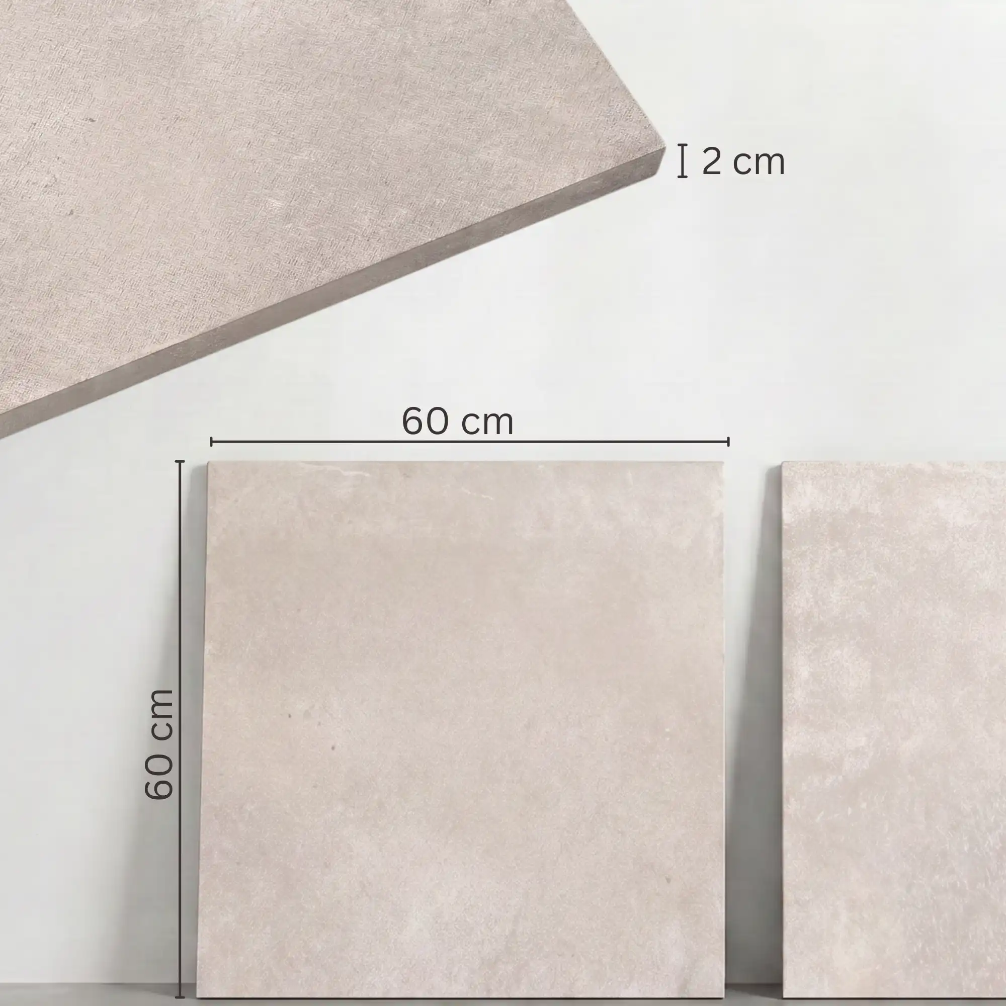 Terrassenplatte White 60x60x2cm - Image 3