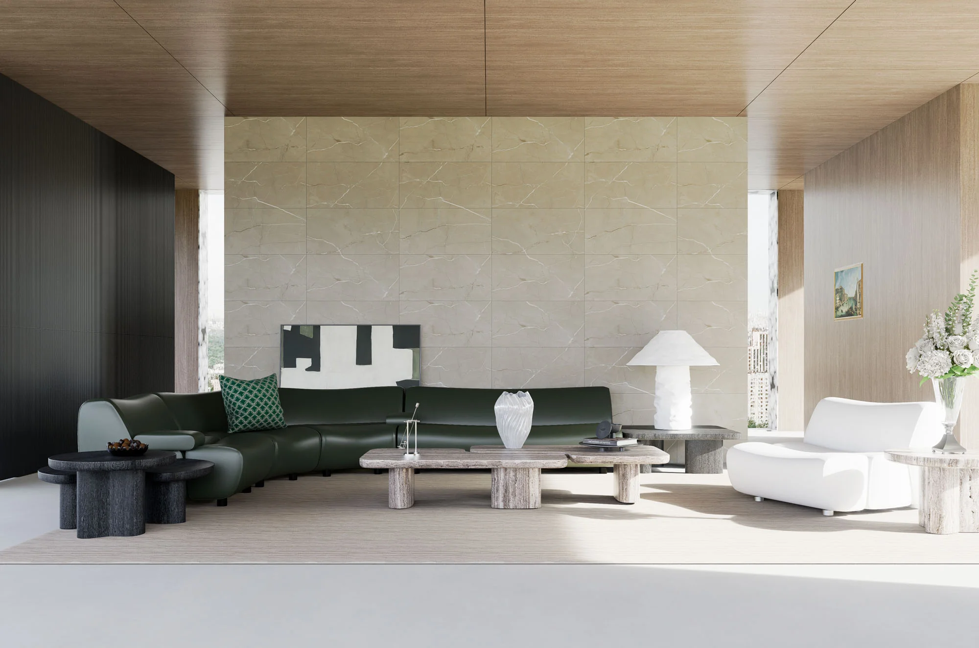 SPC-Wandverkleidung Marmor Braun 800x400mm - Inhalt 1,92m² - Image 6