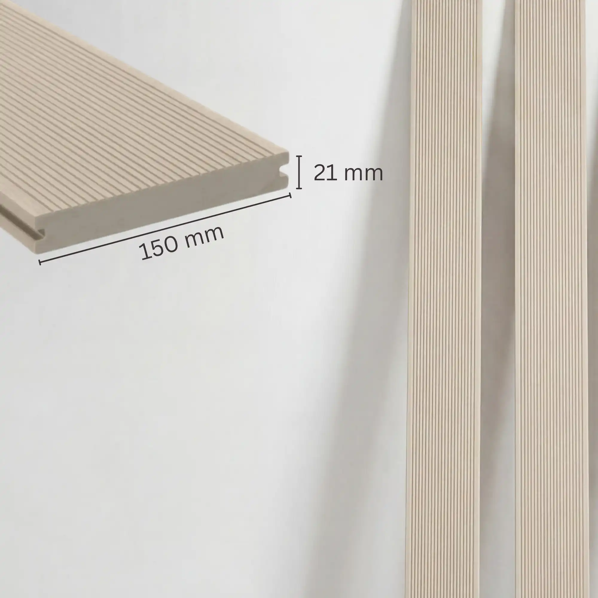 WPC-Komplettset Creme ECO Massivdiele - Image 7