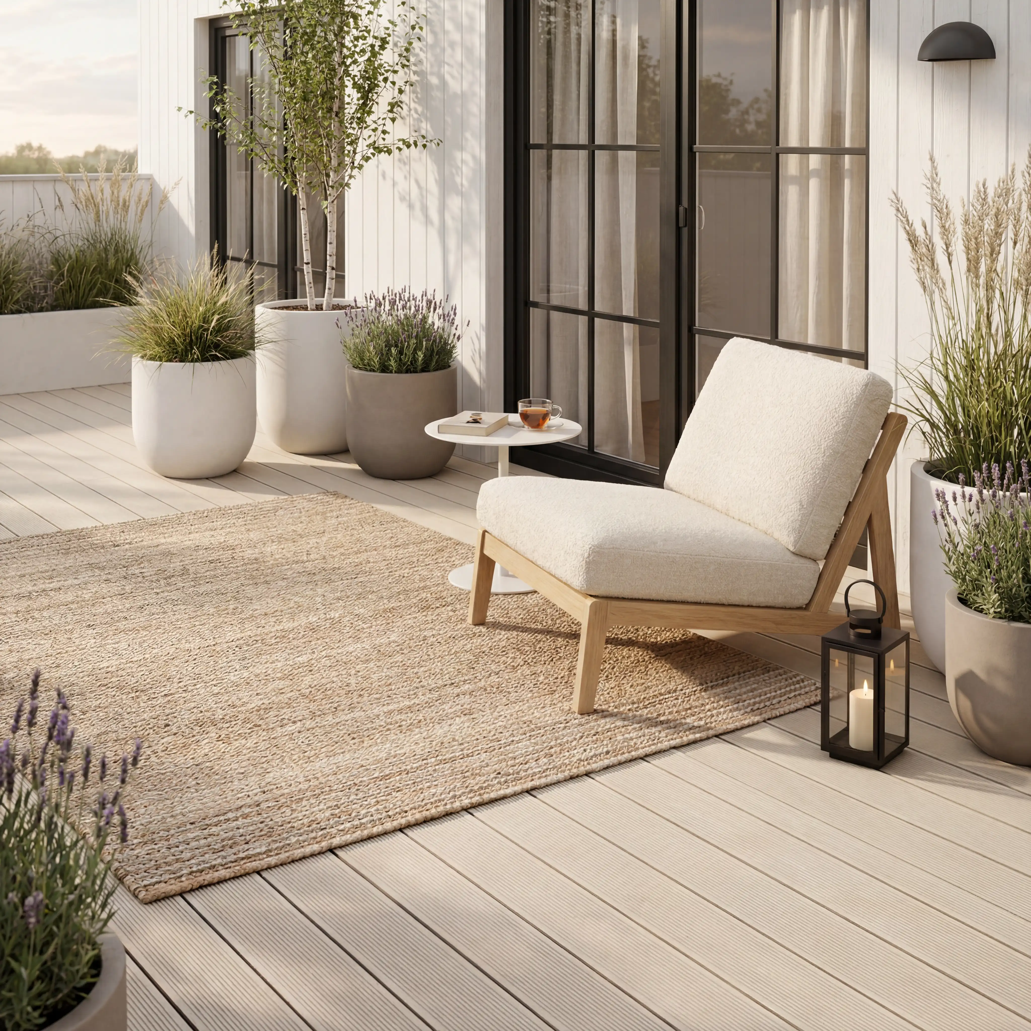 WPC-Komplettset Creme ECO Massivdiele - Image 8