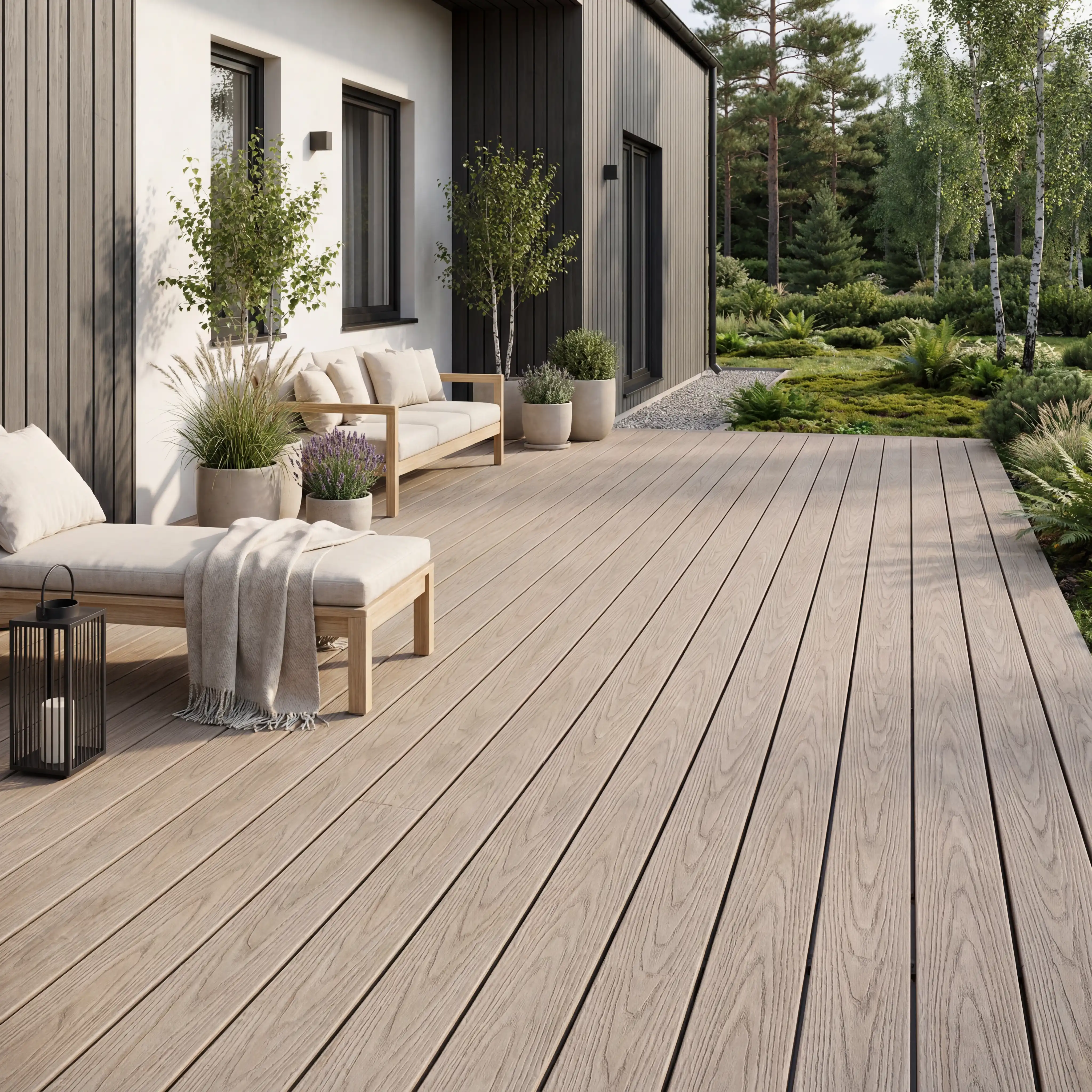 WPC-Komplettset Karamell Terra Massivdiele - Image 7