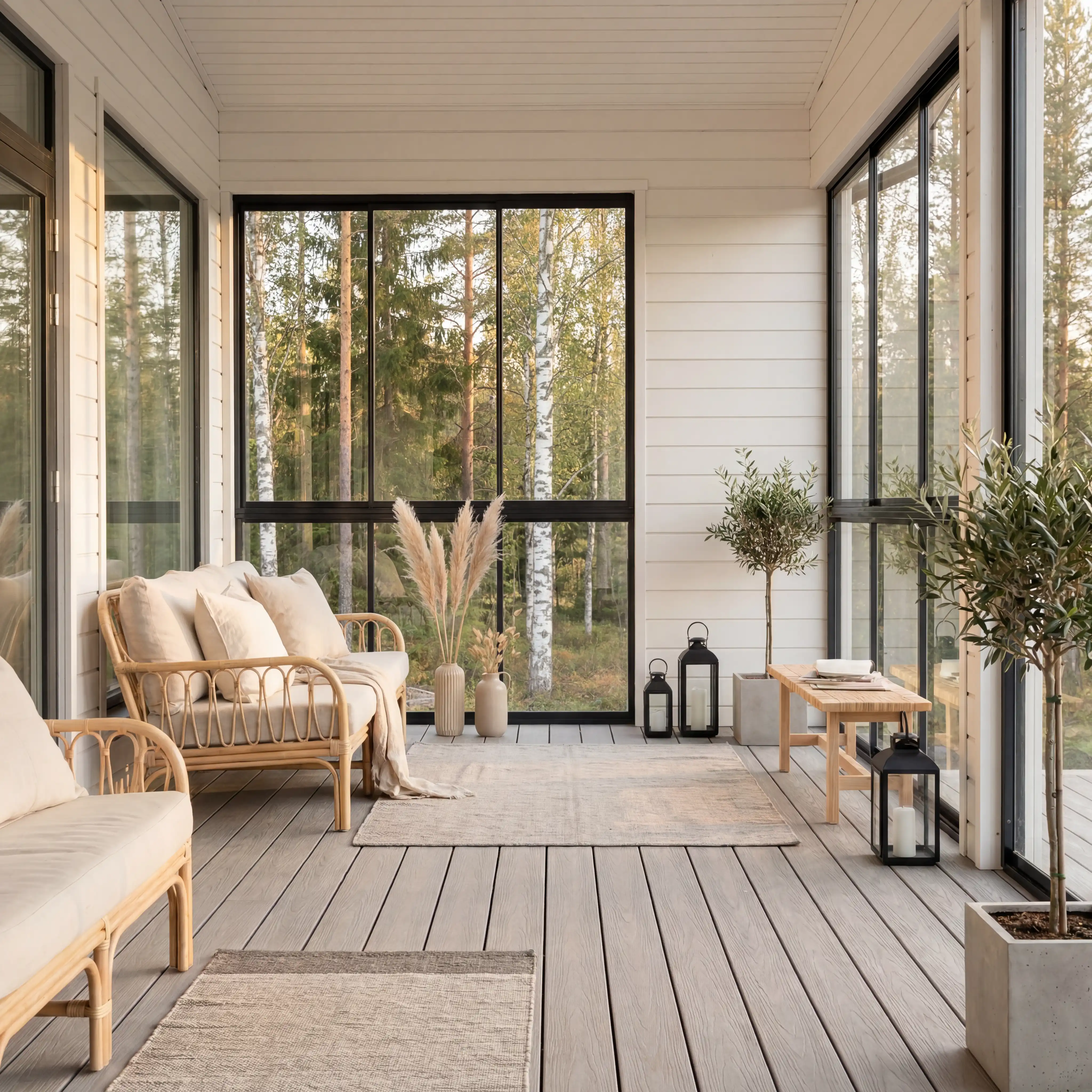 WPC Terrassendiele Hohlkammer Basic Seide - Image 13